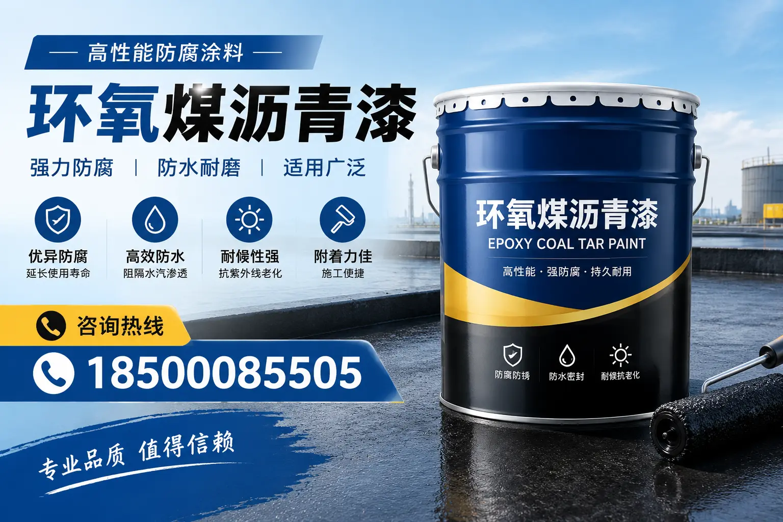 环氧煤沥青漆的主要成分与功能，黔南用户深度了解